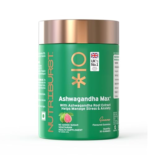 Nutriburst Ashwagandha Max Gummies For Stress Manage