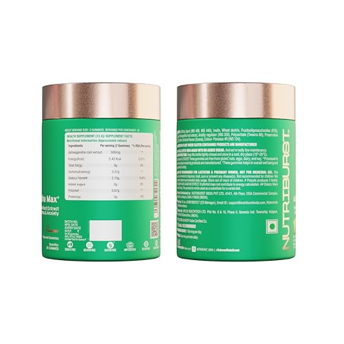 Nutriburst Ashwagandha Max Gummies For Stress Management - Affiliate