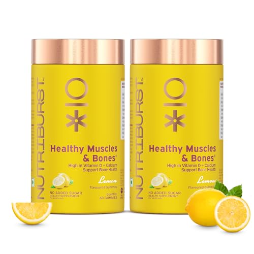 Nutriburst Support Muscles & Bones Gummies With Vita