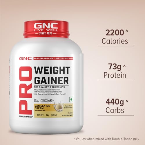 GNC Pro Performance Weight Gainer ,Vanilla Ice Cream