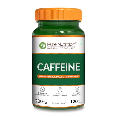 Pure Nutrition 100% Pure Caffeine 200Mg-Energy, Focu Pure Nutrition 100% Pure Caffeine 200Mg-Energy, Focu