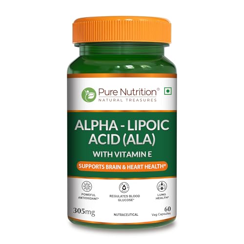 Pure Nutrition Alpha Lipoic Acid Capsules 305 Mg-Sup Pure Nutrition Alpha Lipoic Acid Capsules 305 Mg-Sup