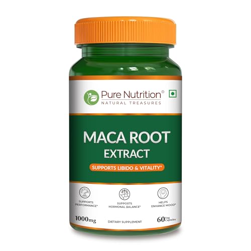 Pure Nutrition Maca Root Capsules- Veg For Energy, S Pure Nutrition Maca Root Capsules- Veg For Energy, S