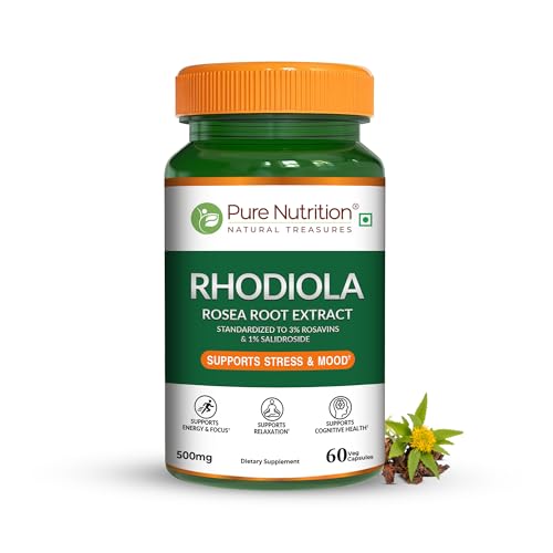 Pure Nutrition Rhodiola Rosea Root Extract 500mg | S