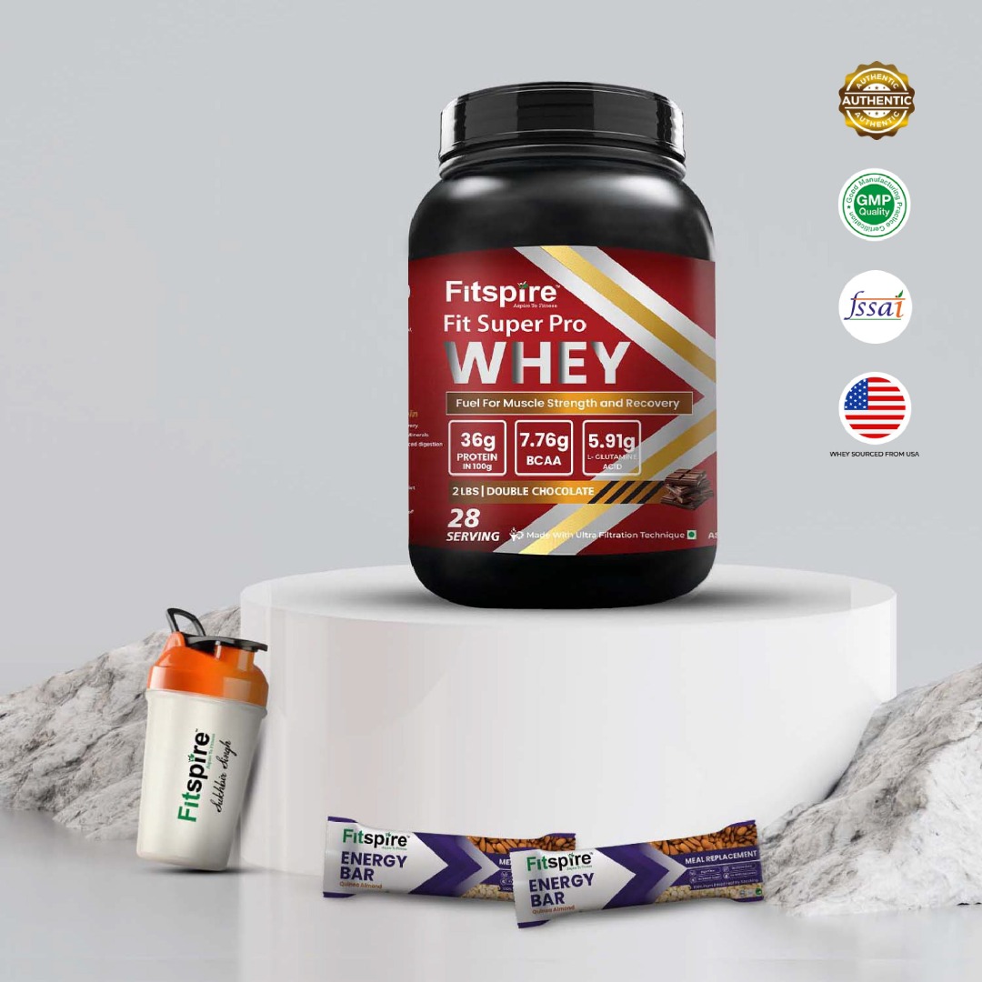 Fitspire Fit Super Pro Whey Protein With Shaker & 2 