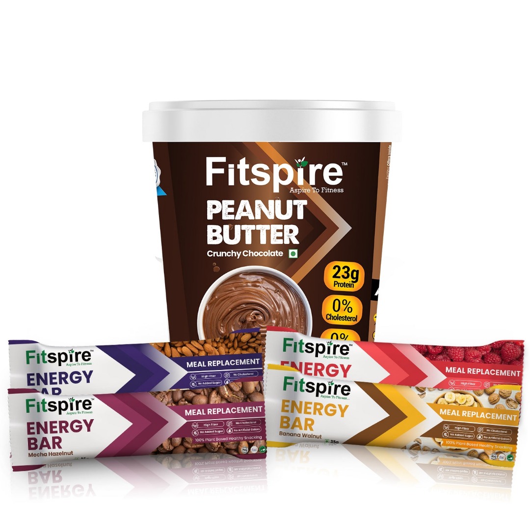 Fitspire Energy Bars With Peanut Butter - Crunchy Ch