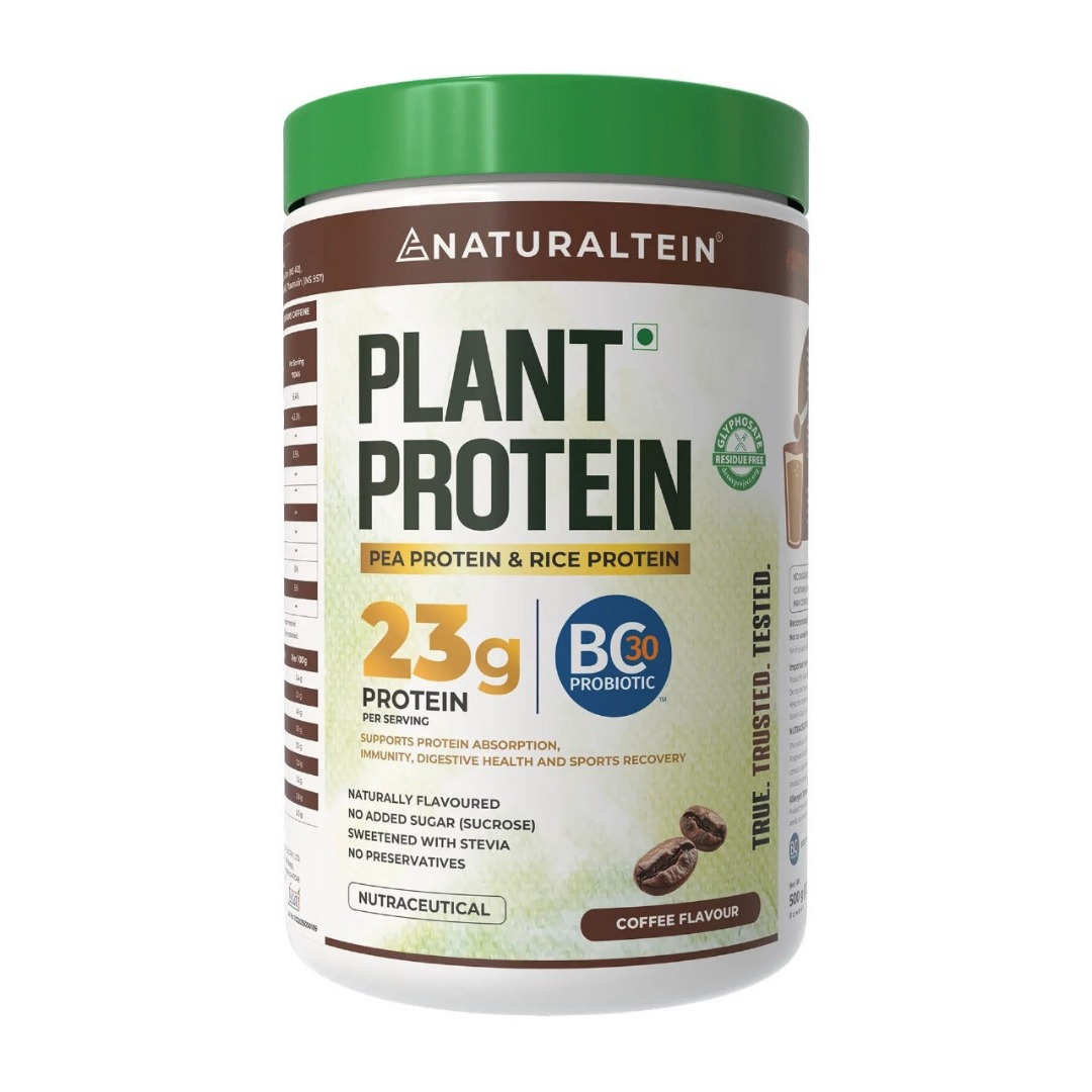 Naturaltein 100% Natural Plant Protein - Coffee