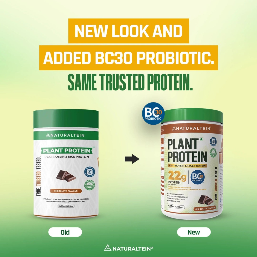 Naturaltein 100% Natural Plant Protein - Coffee