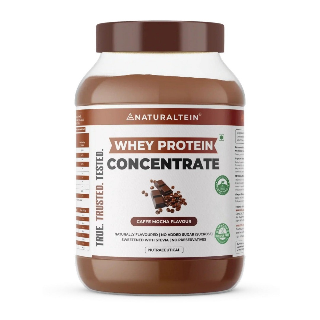 Naturaltein 100% Natural Whey Protein Concentrate - Caffe Mocha