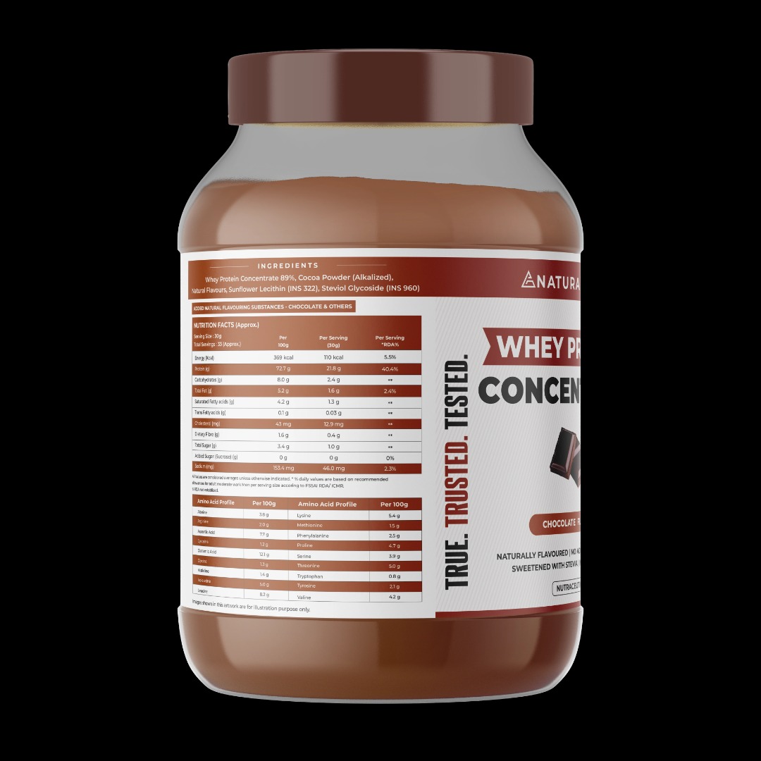 Naturaltein 100% Natural Whey Protein Concentrate - Caffe Mocha