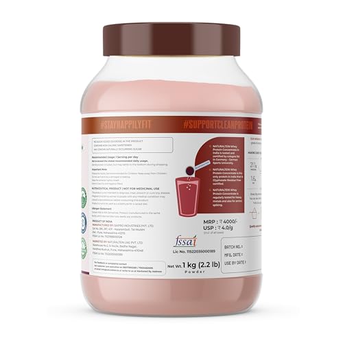 Naturaltein 100% Natural Whey Protein Concentrate - Italian Ice Cream