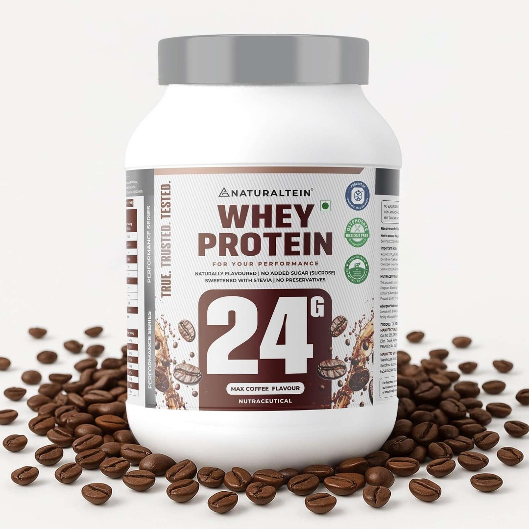 Naturaltein 100% Natural Whey Protein Max - Max Coff