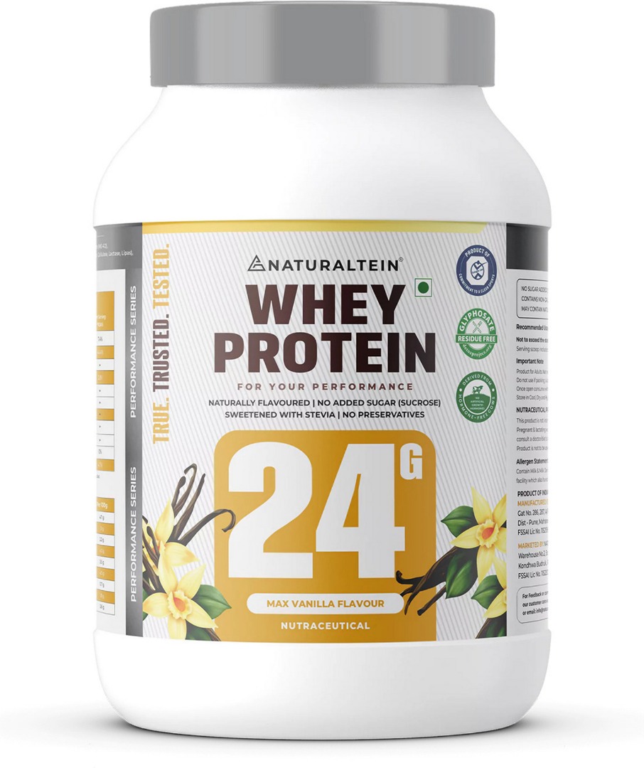 Naturaltein 100% Natural Whey Protein Max - Max Vani