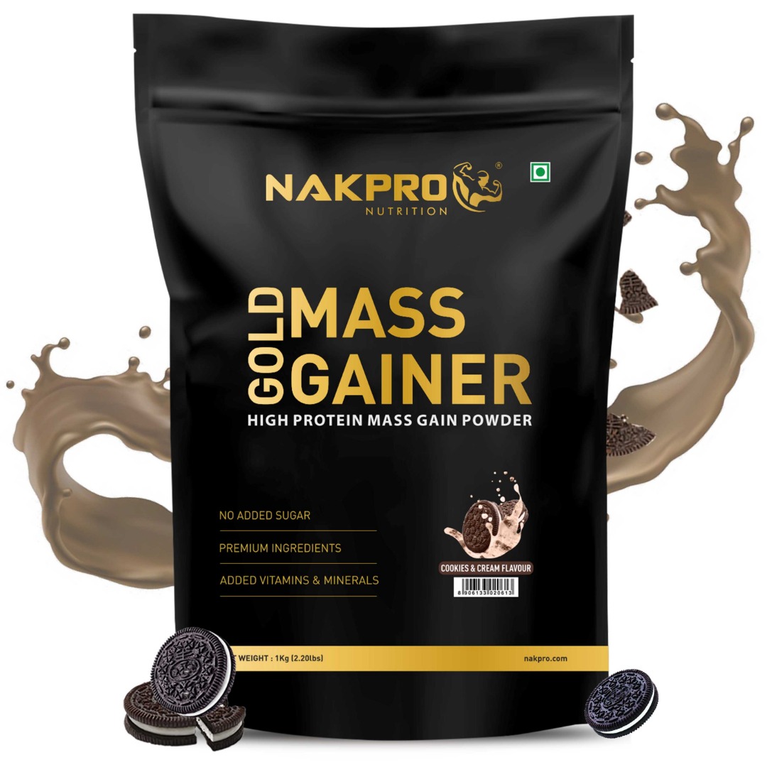 Nakpro Gold Mass Gainer | High Protein Mass Gainer - Nakpro Gold Mass Gainer | High Protein Mass Gainer -