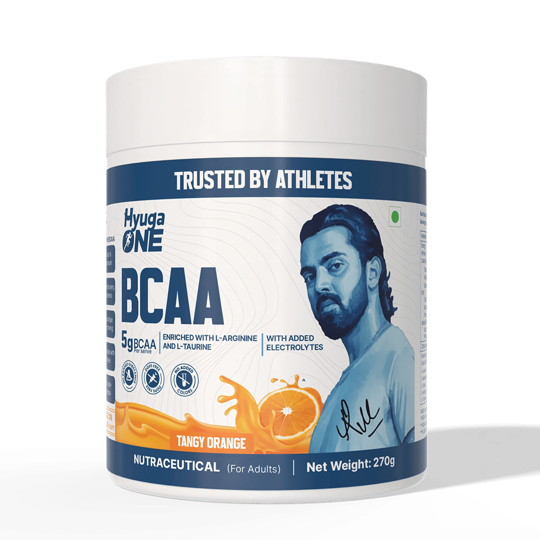 Hyuga One BCAA Powder ,Tangy Orange,270g, 30 Serving