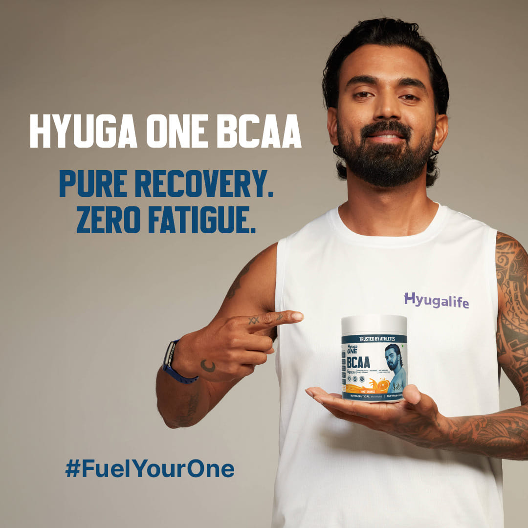 Hyuga One BCAA Powder ,Tangy Orange,270g, 30 Servings