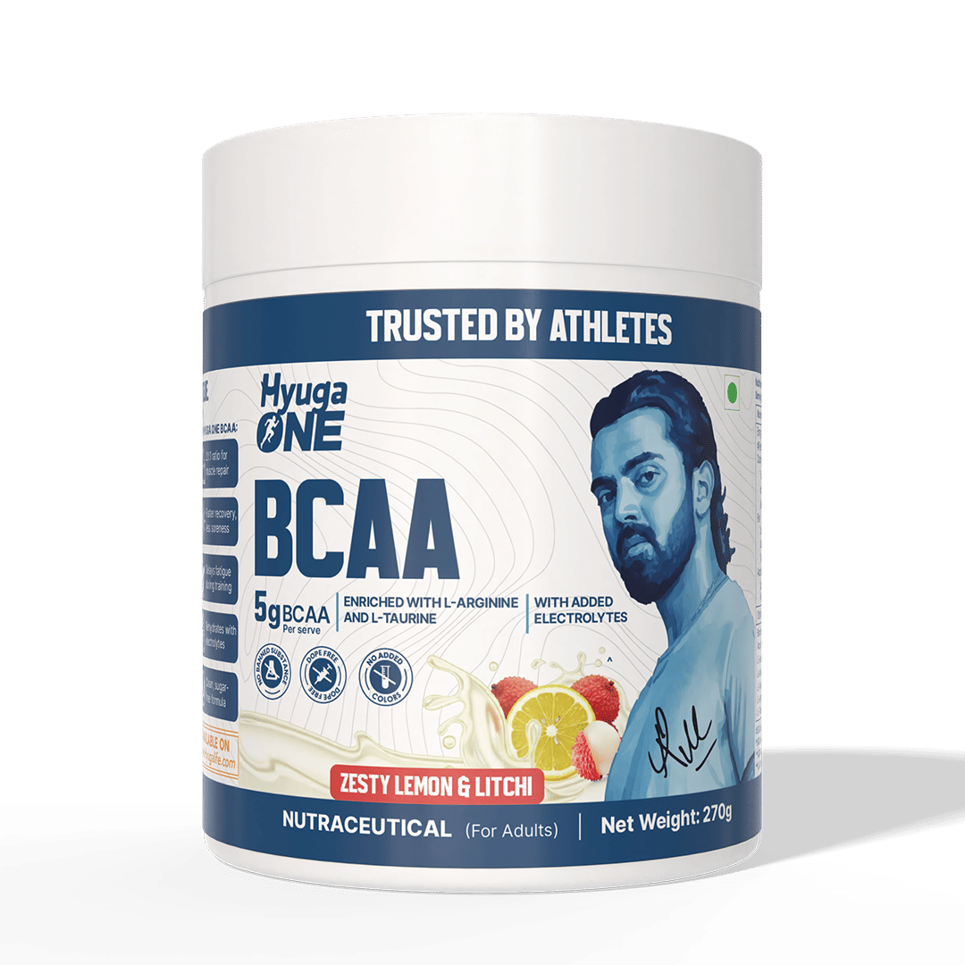 Hyuga One BCAA Powder ,Zesty Lemon and Litchi, 270g