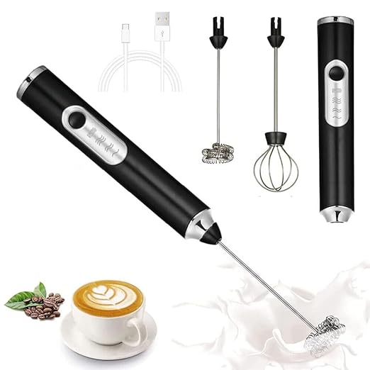 Home Skill Milk Frother Hand Blender Electric Foam Maker