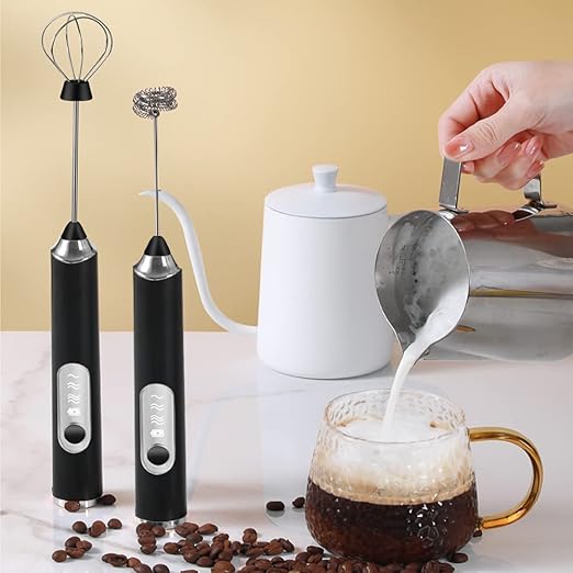 Home Skill Milk Frother Hand Blender Electric Foam Maker