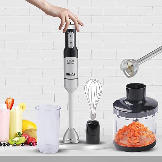 Inalsa 1500W 600ml Hand Blender For Kitchen