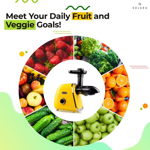 Solara Slow Juicer Cold Press Juicer