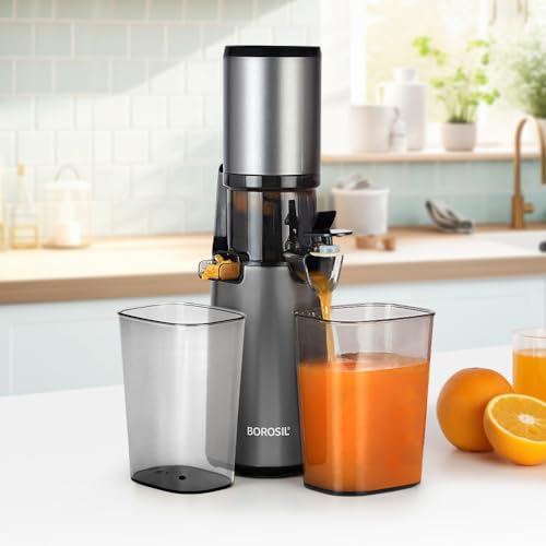 Borosil Smart Juice Cold Press Slow Juicer, 130W Por