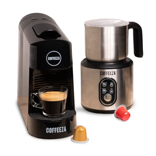 COFFEEZA Finero Next Pod Coffee Machine with Milk Frother