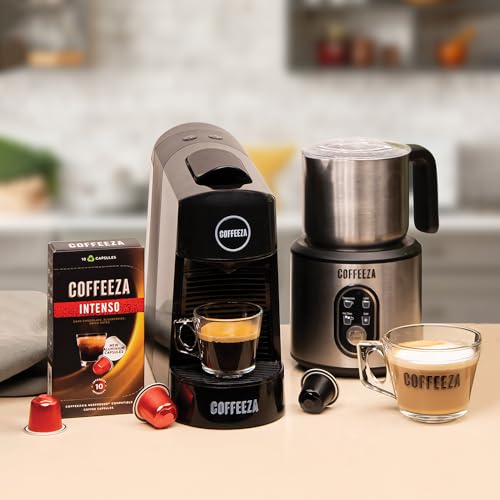 COFFEEZA Finero Next Pod Coffee Machine with Milk Frother
