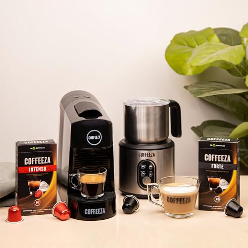 COFFEEZA Finero Next Pod Coffee Machine with Milk Frother