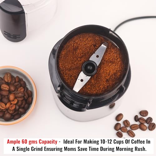 InstaCuppa Electric Coffee Bean Grinder