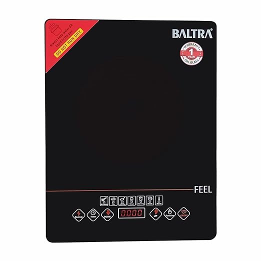 Baltra 2000W Radiant Feel Pro Infrared Glass Induction Cooktop
