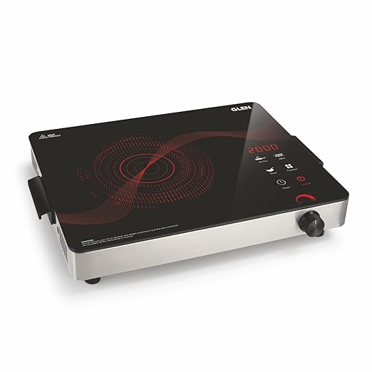 Glen 2000W Infrared Induction Stove With 3 Preset Cooking Functions