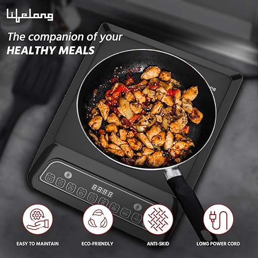Lifelong 2000W Radiant Induction Cooktop
