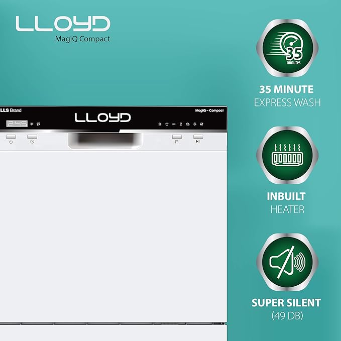 HavellsLloyd MagiQ Compact Table Top Dishwasher Price, Offers in India