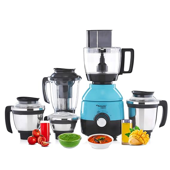 Butterfly Cresta Food Processor with 5 Jars