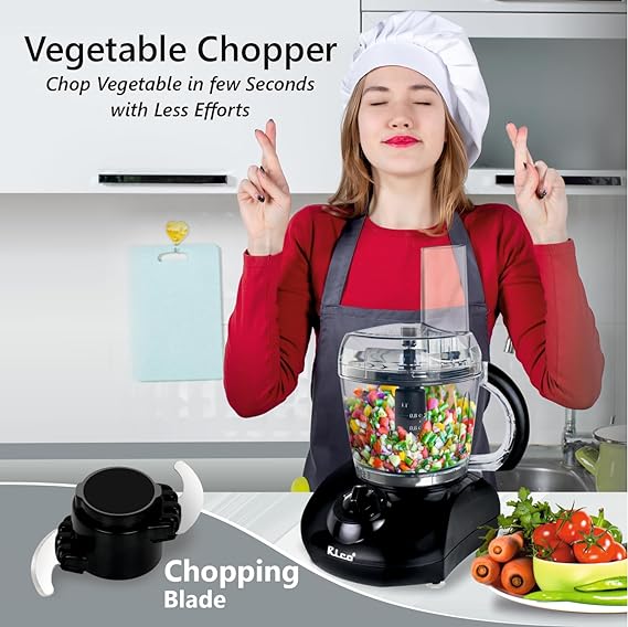 Rico Atta Maker Machine 400 Watts Compact Food Processor Chopper