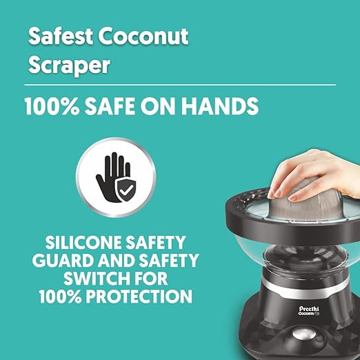 Preethi Cocosta Kp001 Coconut Scraper & Citrus Juicer