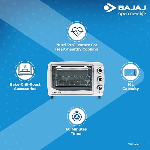 Bajaj 1603T 16 L 1200W Oven Toaster Grill