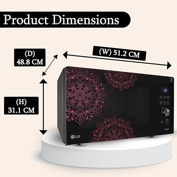 Lg 28 L 900W Scan To Cook Wi-Fi Enabled Charcoal Convection Healthy Microwave Oven