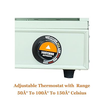 Mazoria 750W Large Size Patties Warmer Electric Hot Case Food Warmer Hot Food Cabinet