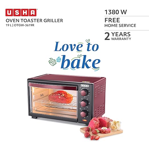 Usha 19 L 1800W Oven Toaster Grill
