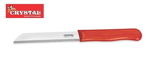 Crystal - CL010 Sleek Serrated Edge Stainless Steel Knife