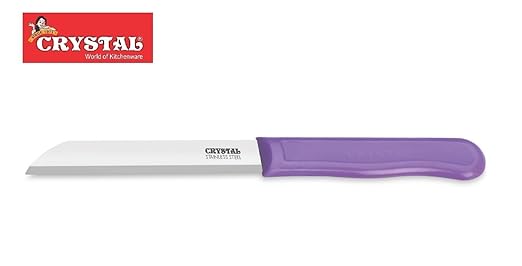 Crystal - CL010 Sleek Serrated Edge Stainless Steel Knife