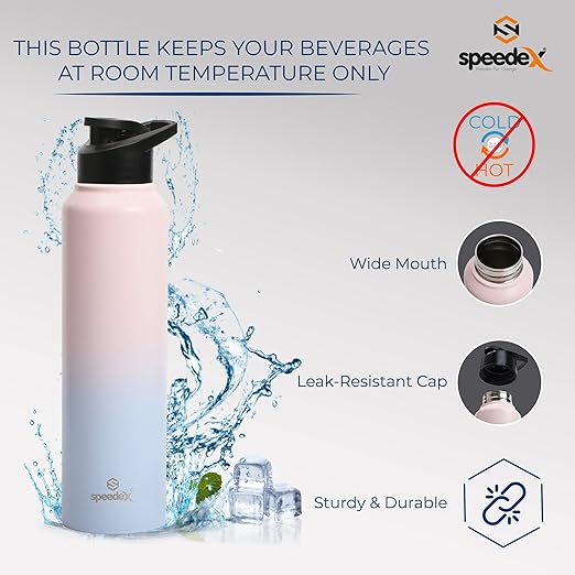Speedex Water Bottles Stainless Steel Water Bottle, Multicolor