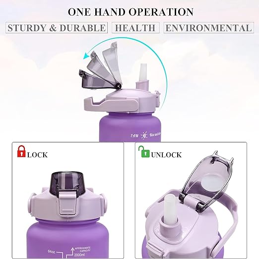 US1984 Sports Gallon Motivational Water Bottles