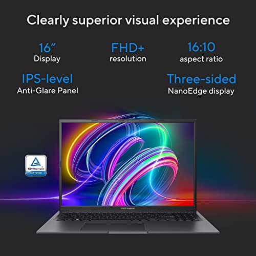 ASUS Vivobook 16X  60 Hz, Intel Core i5-12500H, Creator Laptop (16GB DDR4/512GB SSD/NVIDIA GeForce RTX 2050/Win 11/Office 2021/1.8 Kg)