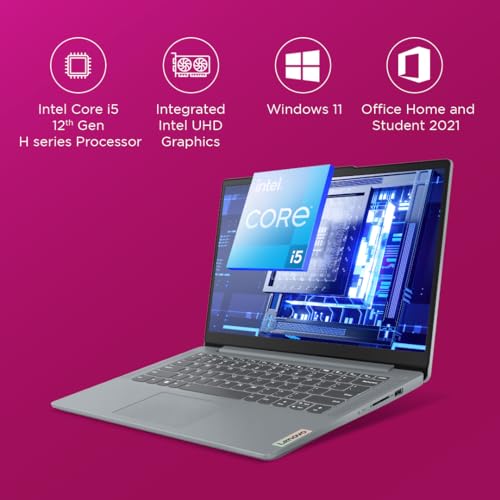 Lenovo IdeaPad Slim 3 12th Gen Intel Core i5-12450H FHD 250 Nits Thin & Light Laptop (16GB/512GB SSD/Win 11/Office 21)