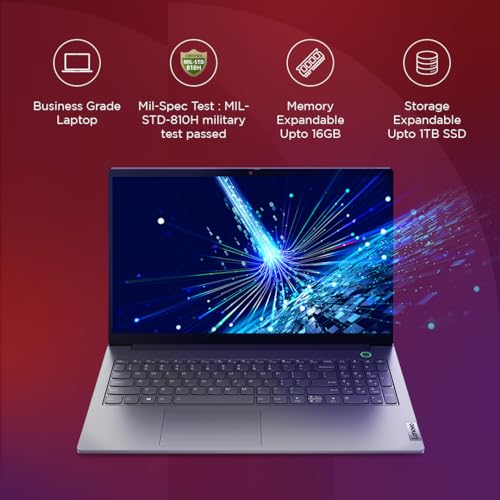 Lenovo ThinkBook 15 G5 Ryzen 7 250 Nits Thin and Light Laptop (16GB RAM/512GB SSD/Windows 11 Home/Fingerprint Reader/Backlit)