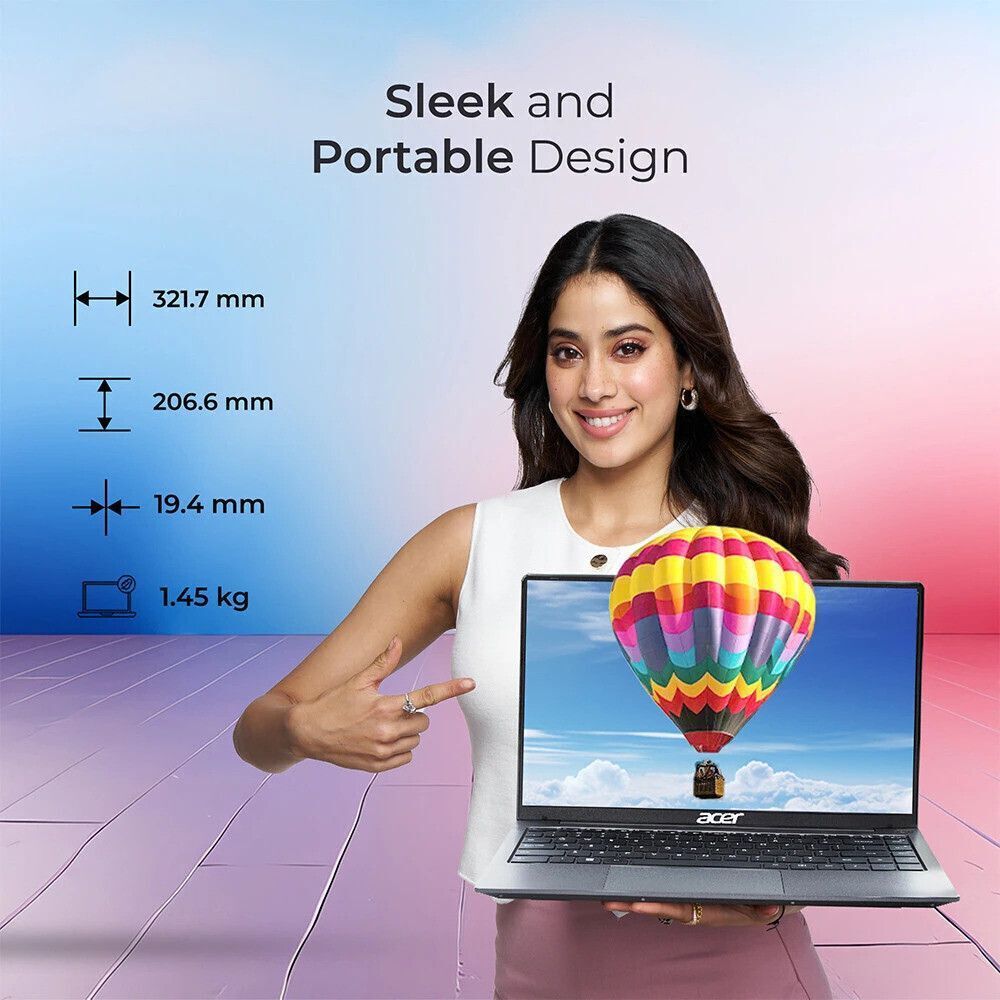 Acer Aspire 3 Intel Core i3 12th Gen 1215U - (8 GB/512 GB SSD/Windows 11 Home) A324-51 Thin and Light Laptop