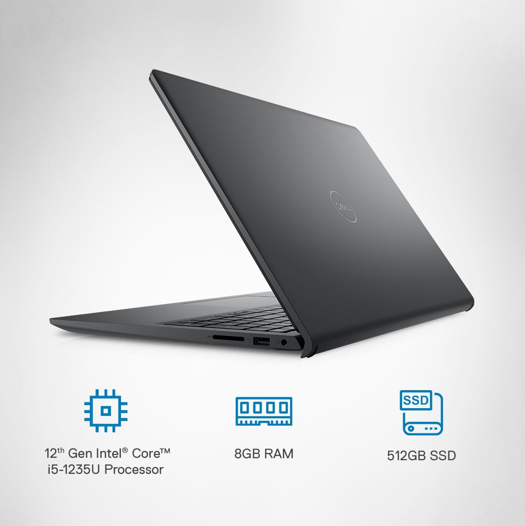 DELL Inspiron 3520 Intel Core i5 12th Gen 1235U - (8 GB/512 GB SSD/Windows 11 Home) 0IN352010031RINB1M Thin and Light Laptop